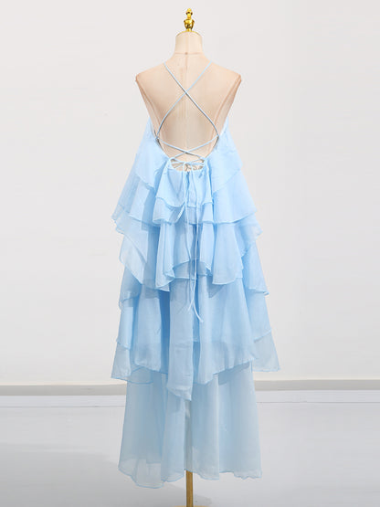 Chic Patchwork Flower Long Dress