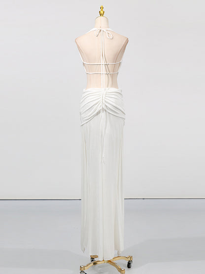 Sexy Off Shoulder Backless Long Dress