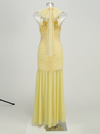 Off Shoulder Backless Long Dress