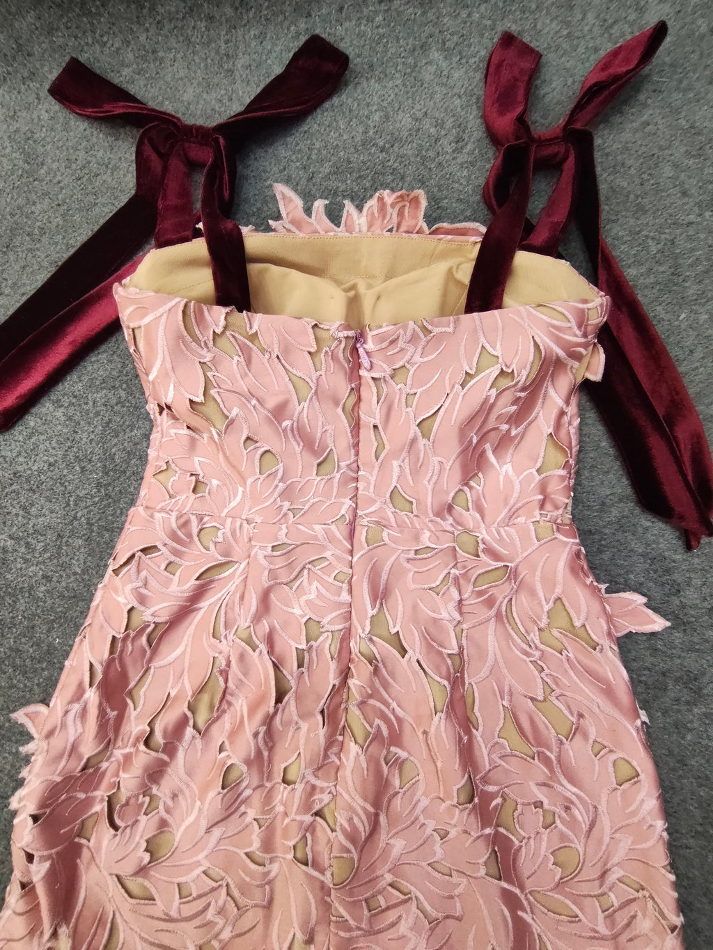 Chic Hollow Out Patchwork Short Dress
