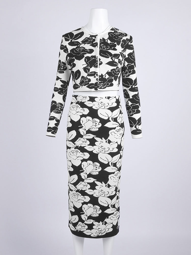 Hit Color Print Two Piece Set
