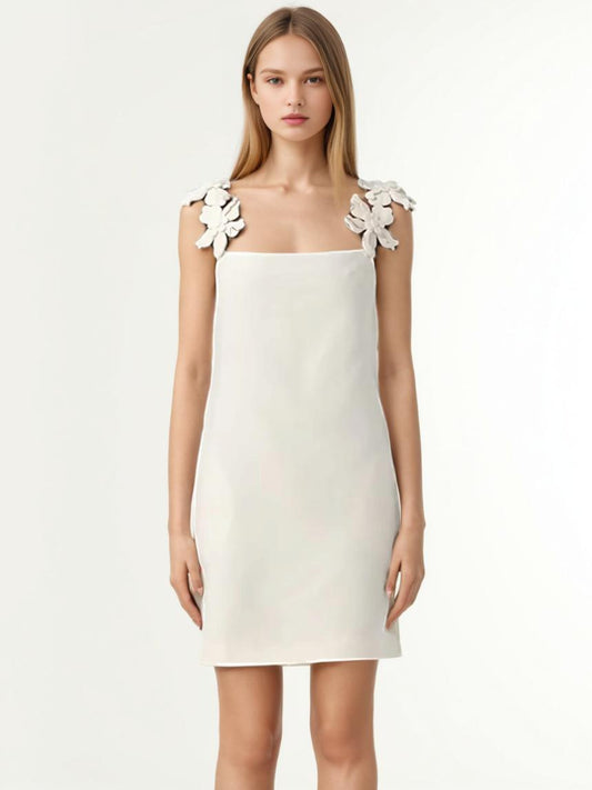 Elegant Solid SLimming Mini Dresses