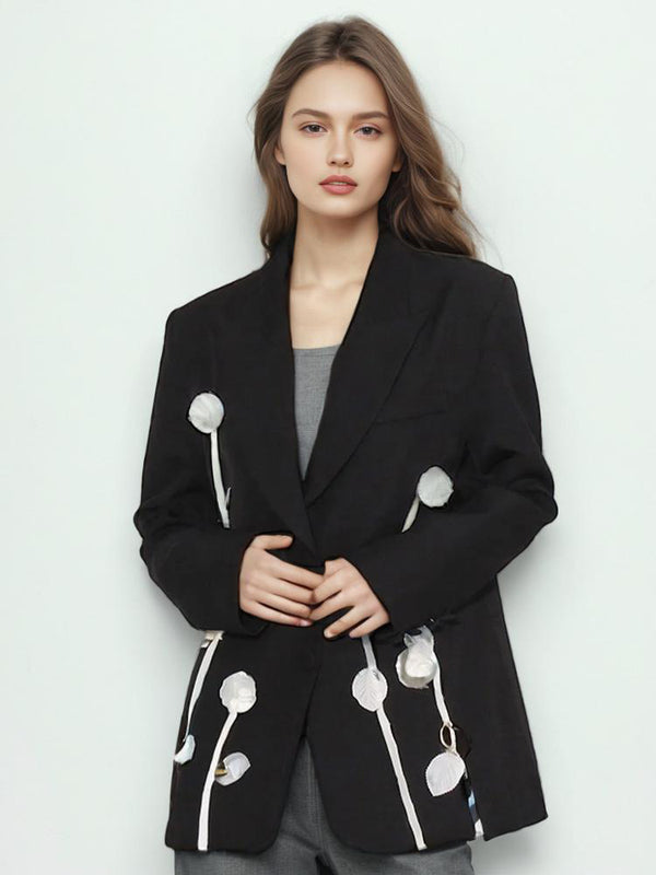 Designer Patchwork Appliques Blazer