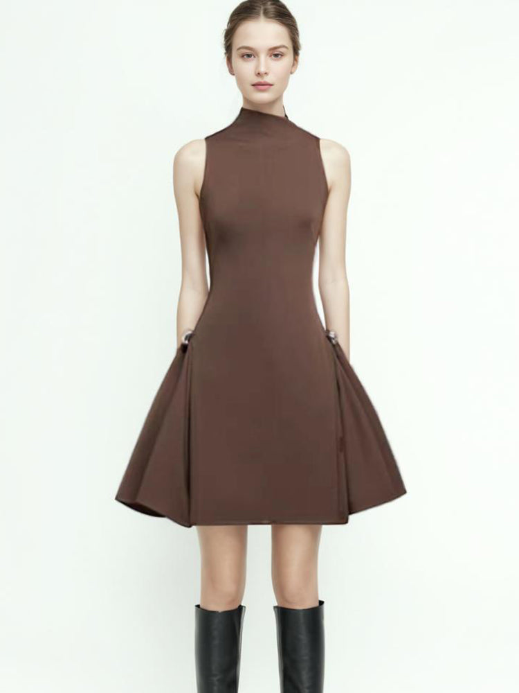 MInimalist Temperament A Line Dresses