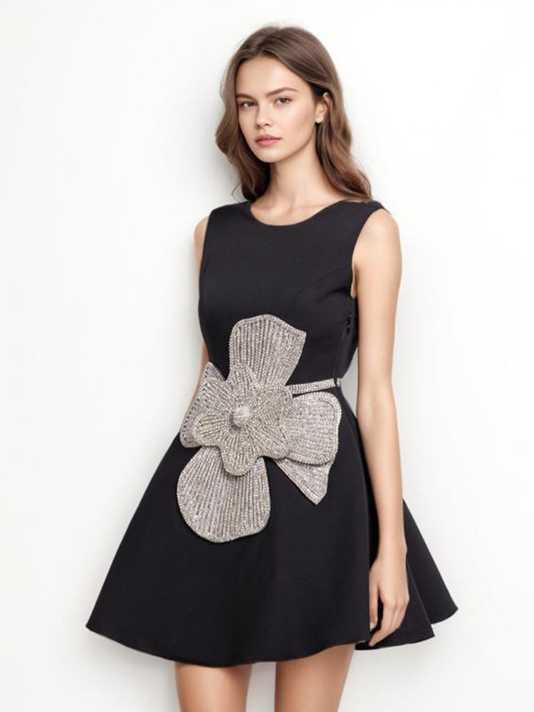 Patchwork Sequin Elegant Dresses