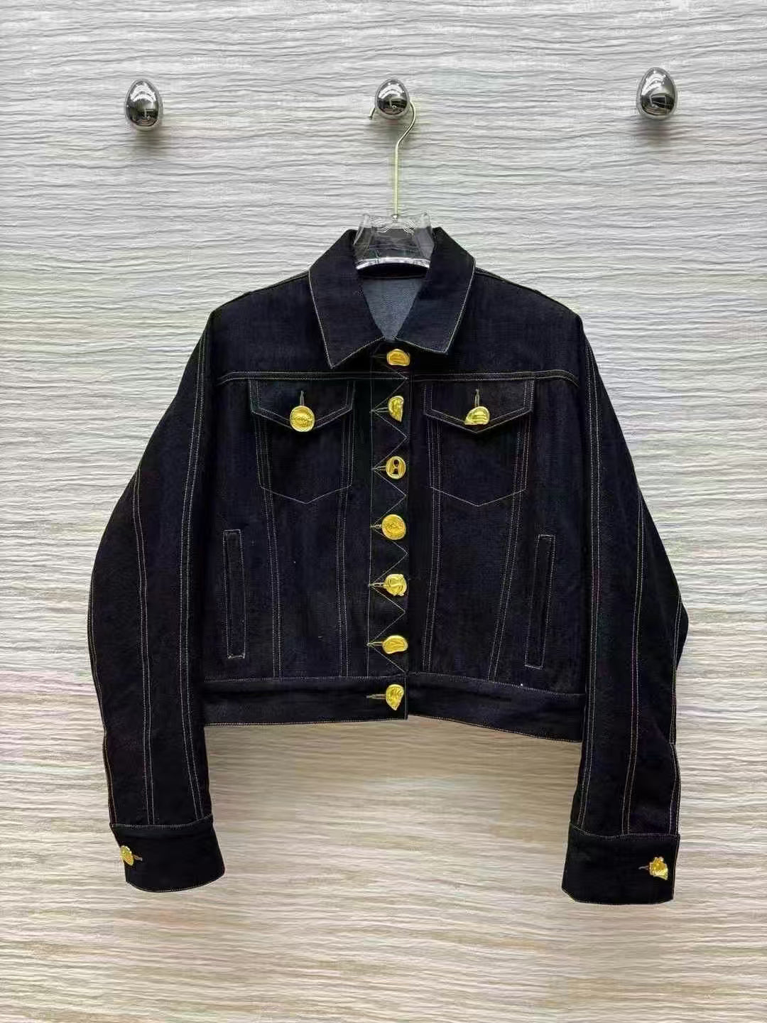 Patchwork Casual Denim Two-Piece Set