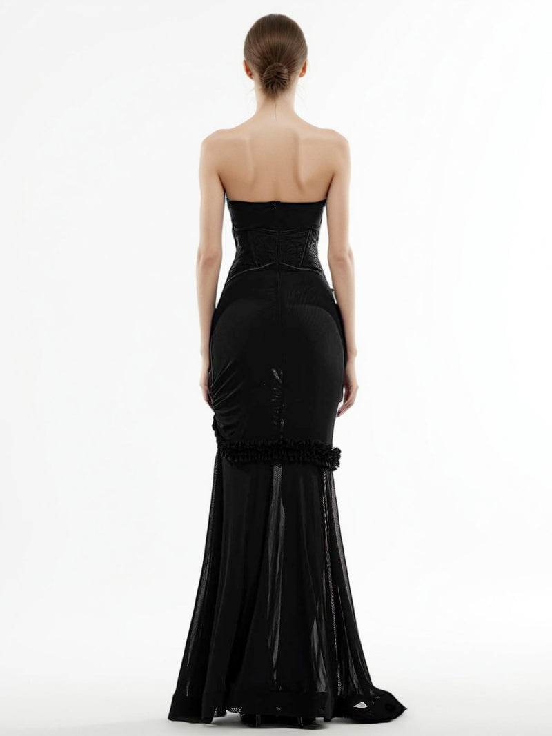 Sexy Off Shoulder Hollow Out Long Dress
