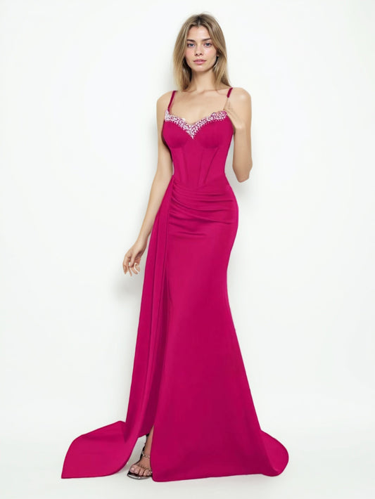Patchwork Diamonds Off Shoulder Long Dress
