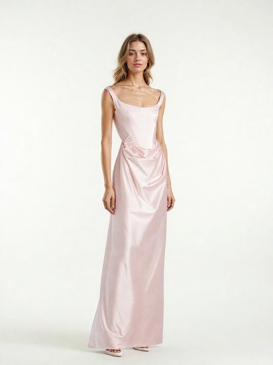 Temperament Elegant Strap Long Dress