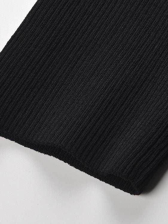 Knit Hit Color Short Dress
