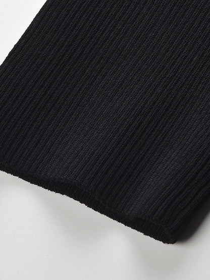 Knit Hit Color Short Dress