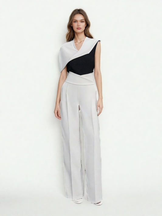 Chic Hit Color Two Piece Set