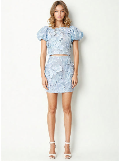 Patchwork Flower Two Piece Set