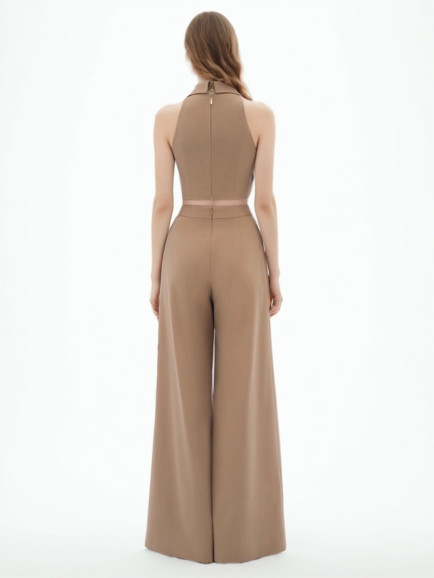 Elegant V-neck Two Piece Set