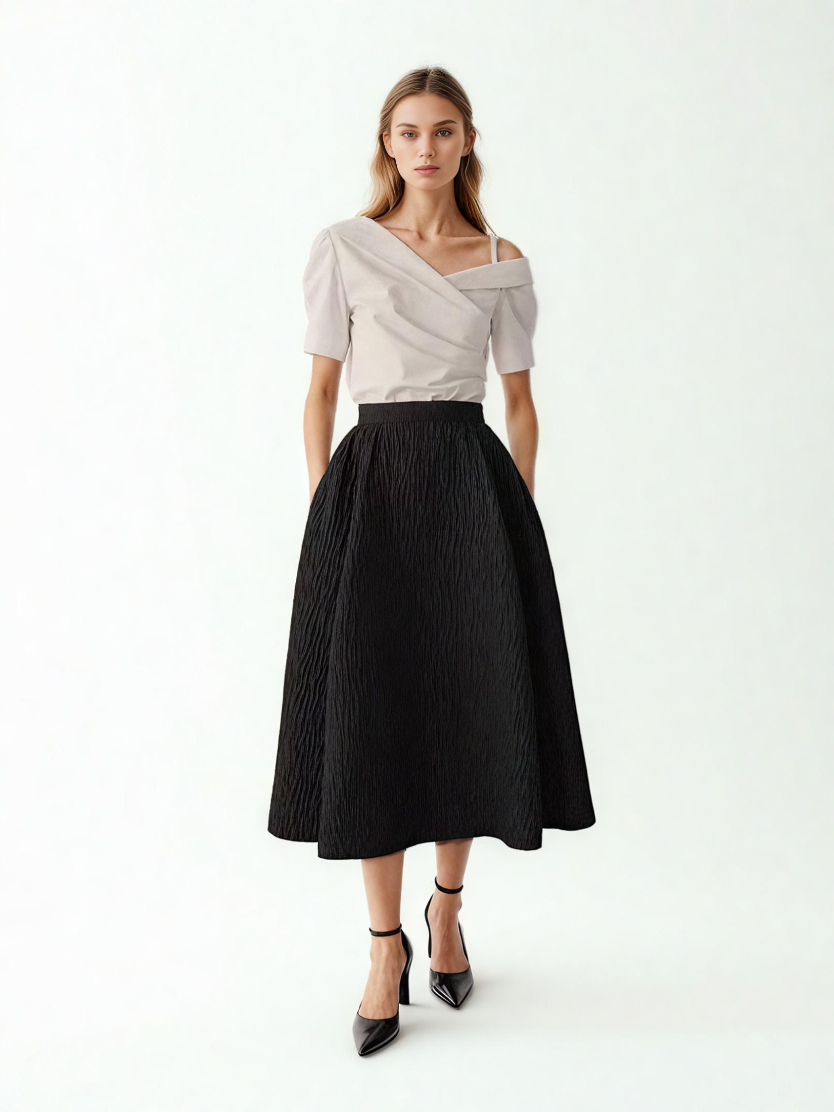 Chic Hit Color Two Piece Set