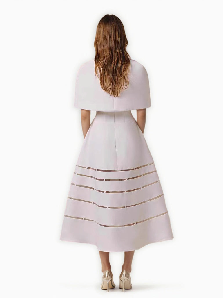 Elegant Chic Solid Two Piece Set