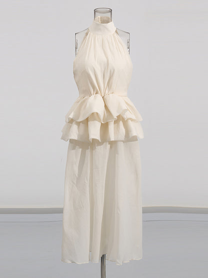 Off Shoulder Sleeveless Long Dress