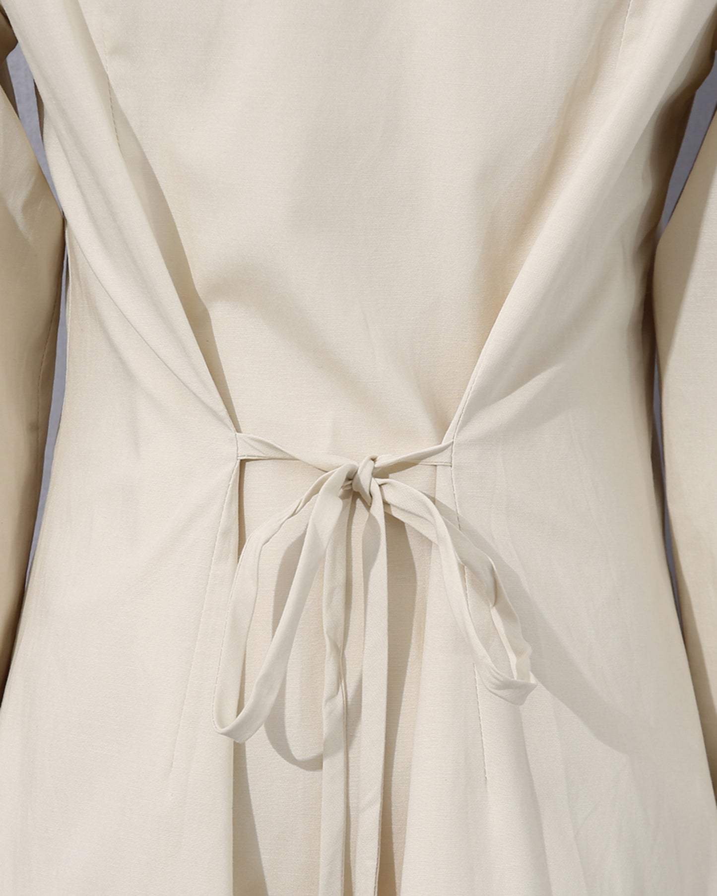 Apricot Asymmetrical Button Fitted Blazer