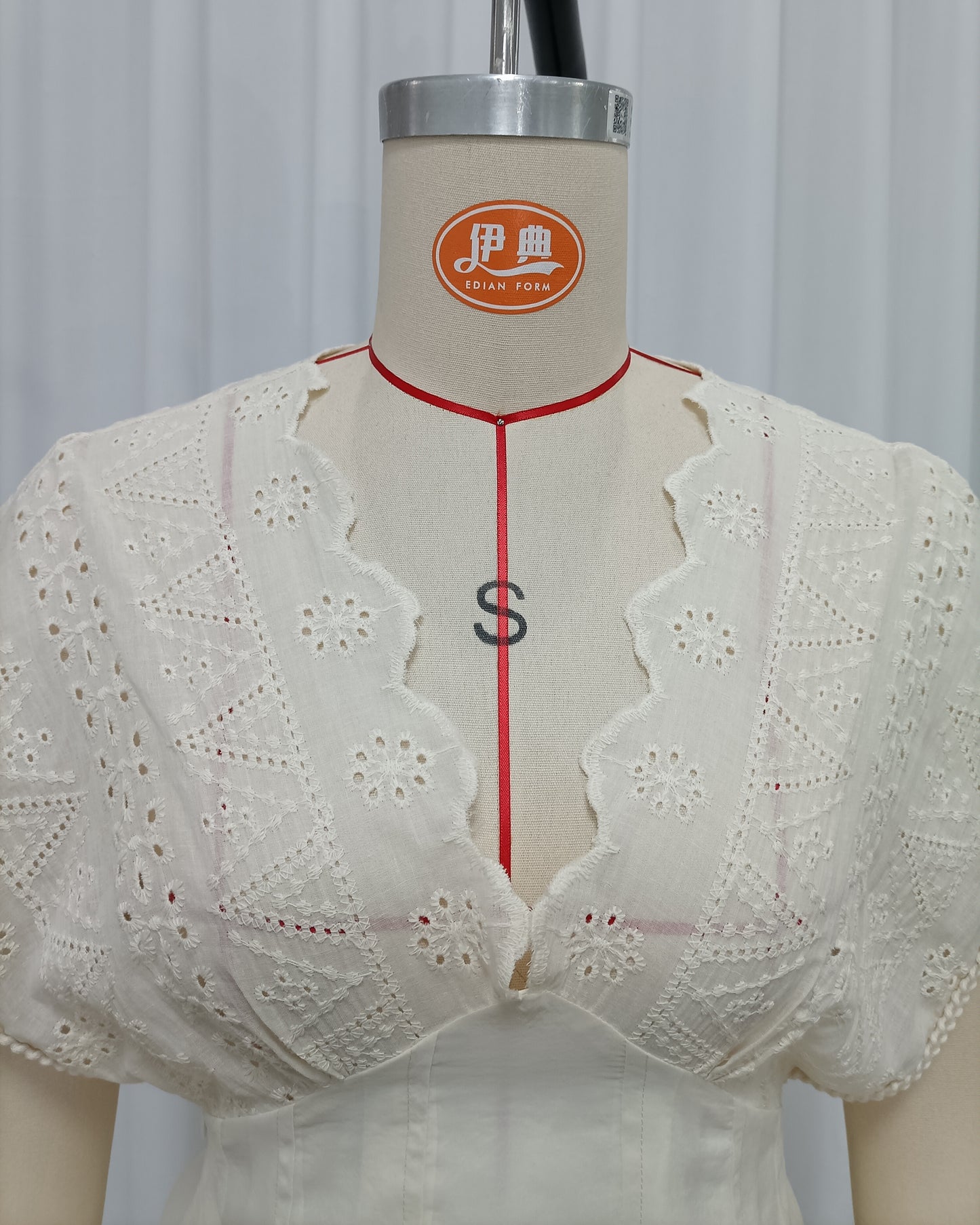 Apricot Embroidery Tunic Top Solid Pants Set