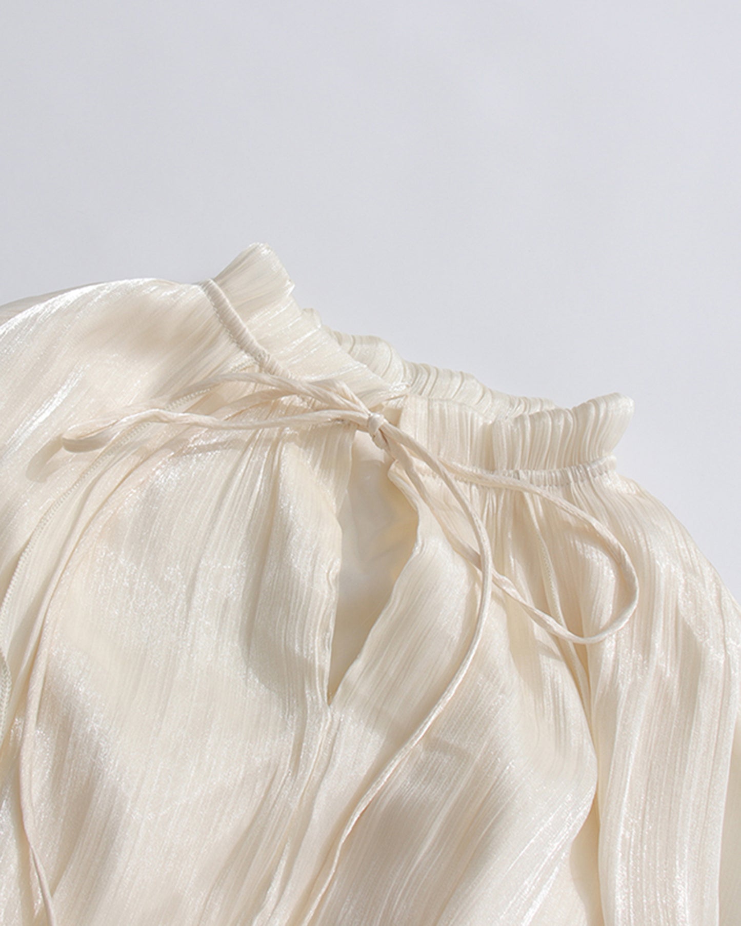 Apricot Stand Collar Cape Ruffle Maxi Dress