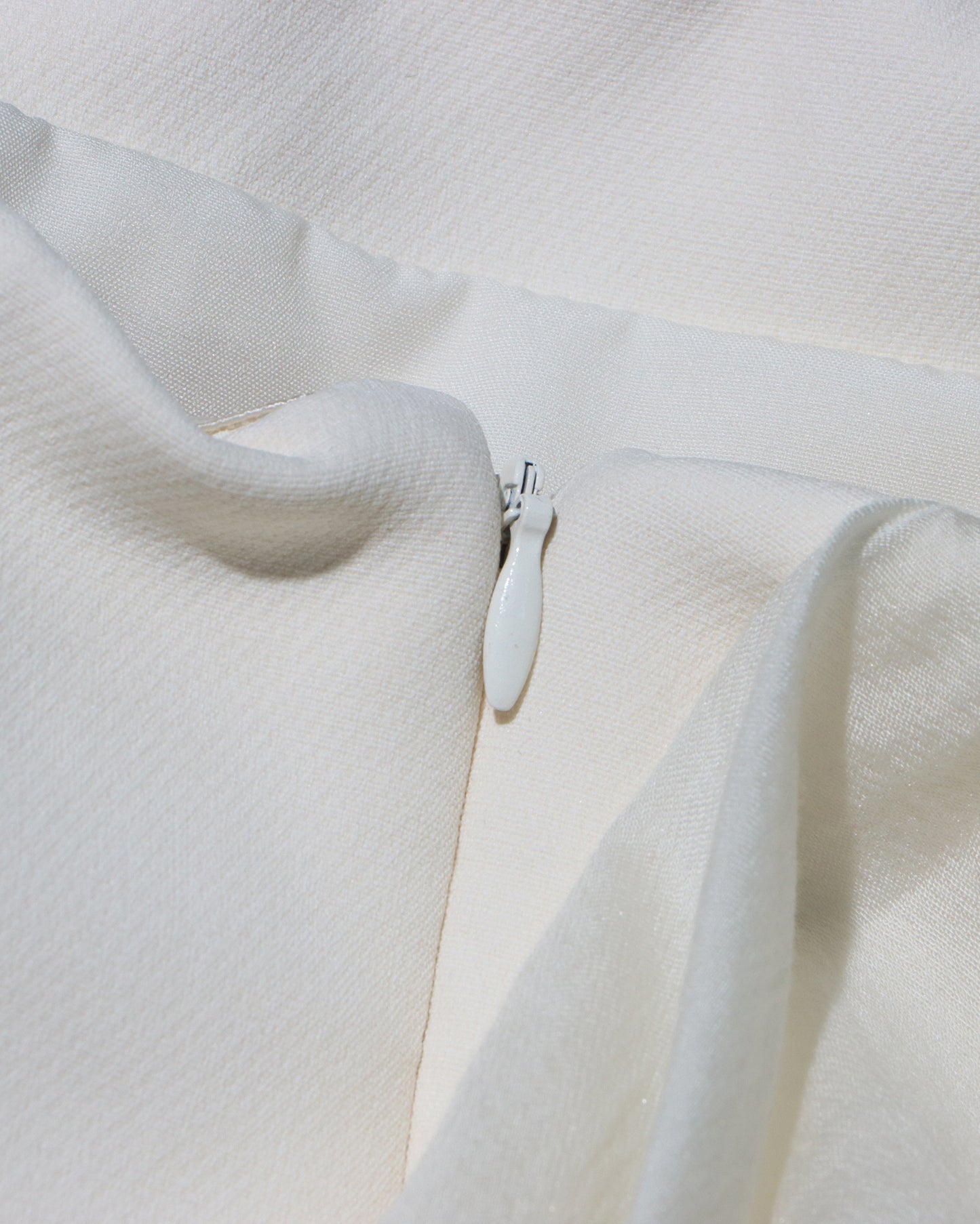 Apricot Strapless Dress with Sheer Scarf