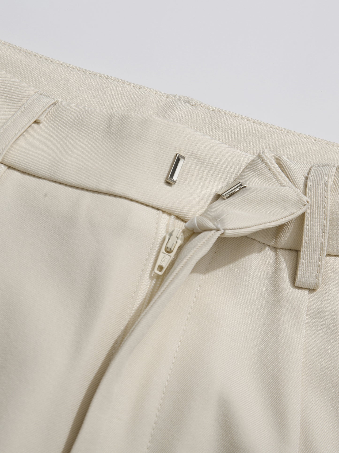 Apricot Suit Set with Gold Button & Flared Pant Detail