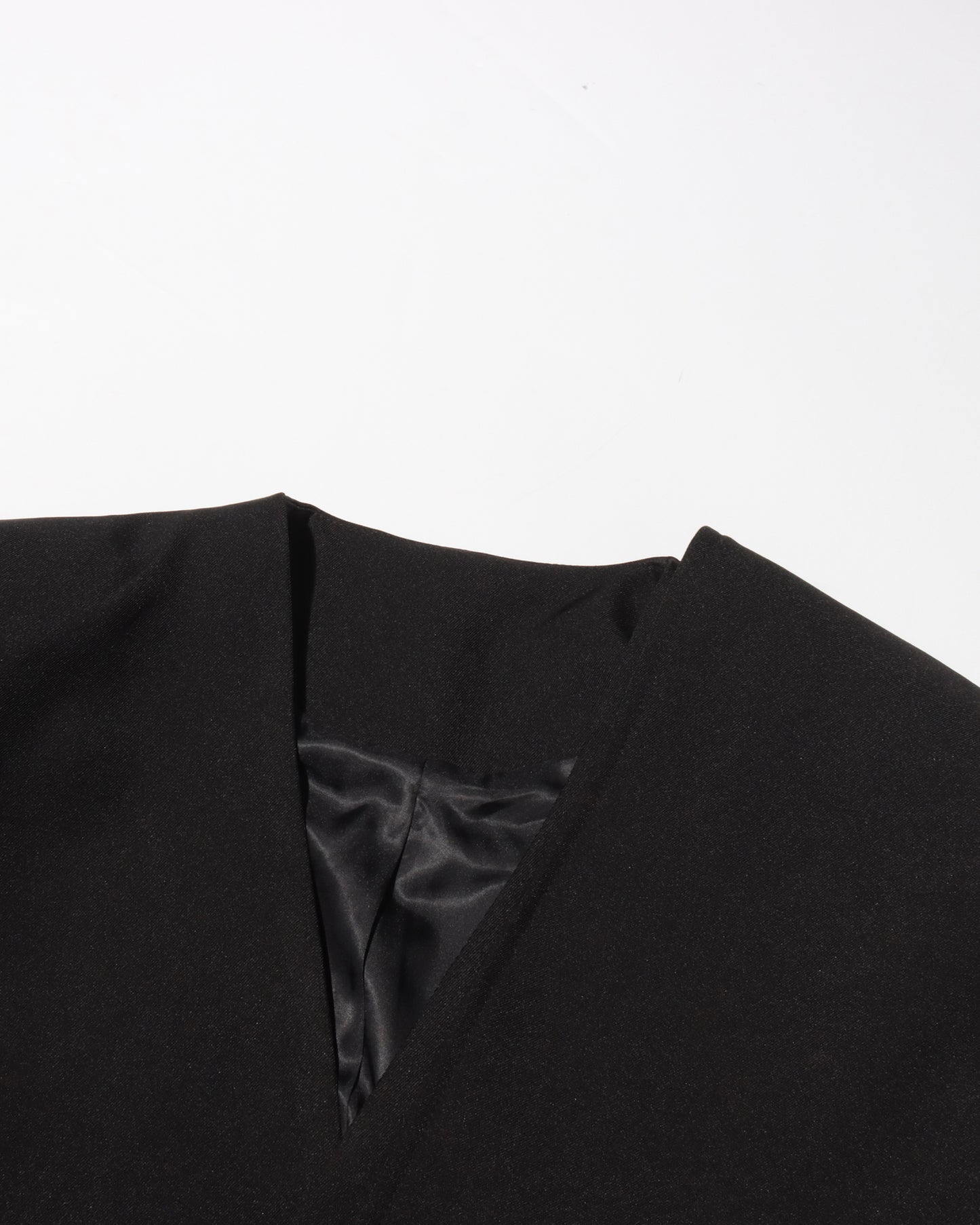 Black Asymmetric Oversized Blazer