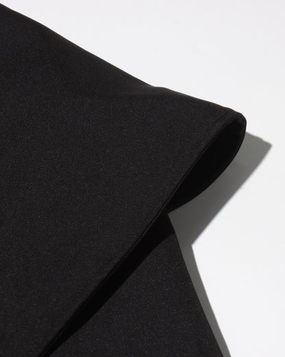 Black Asymmetric Oversized Blazer