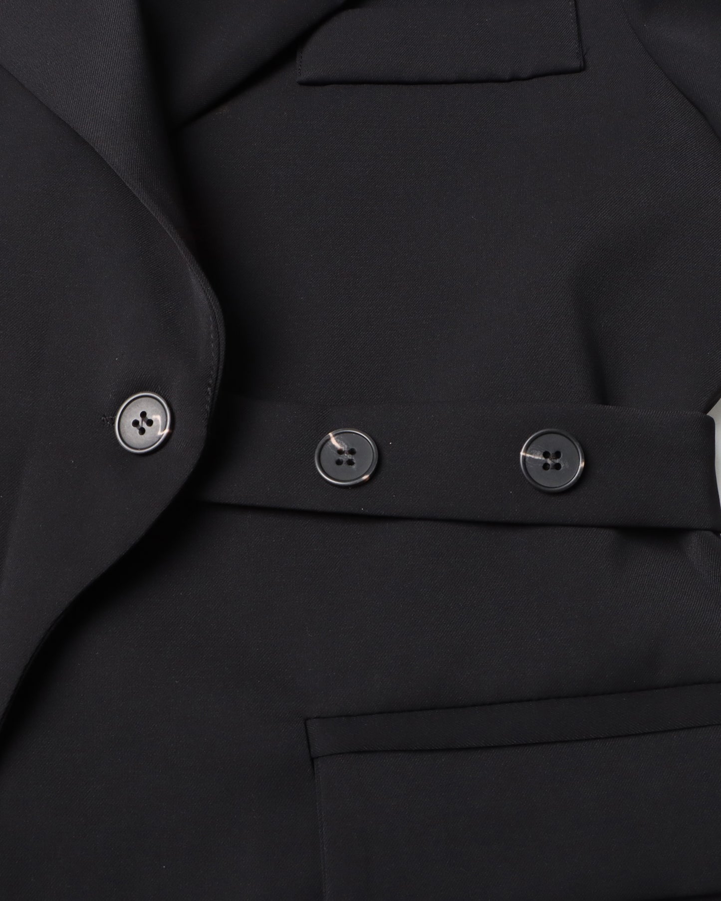 Black Belted Blazer Dress