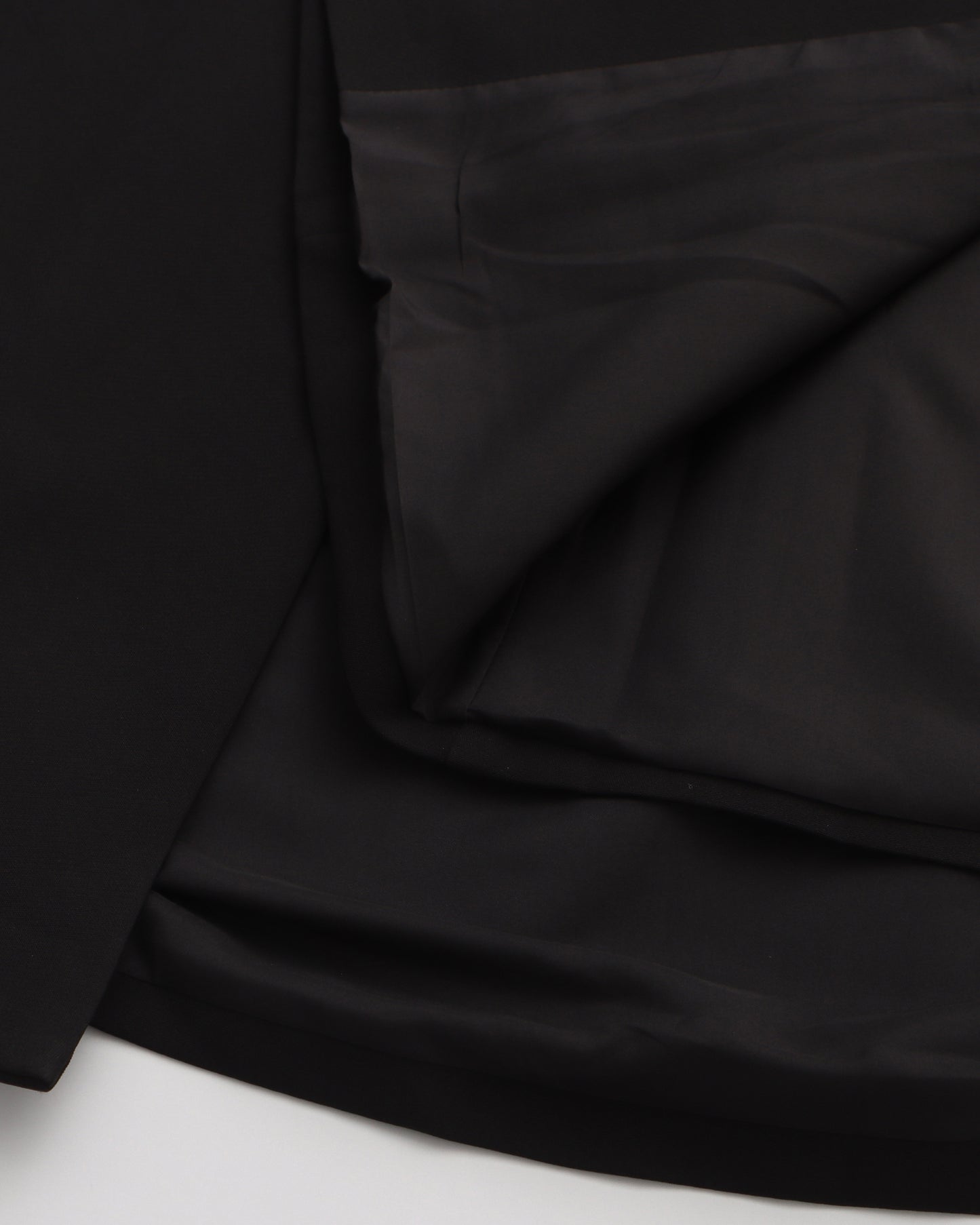 Black Cape Sleeve Blazer Jacket with Crystal Button