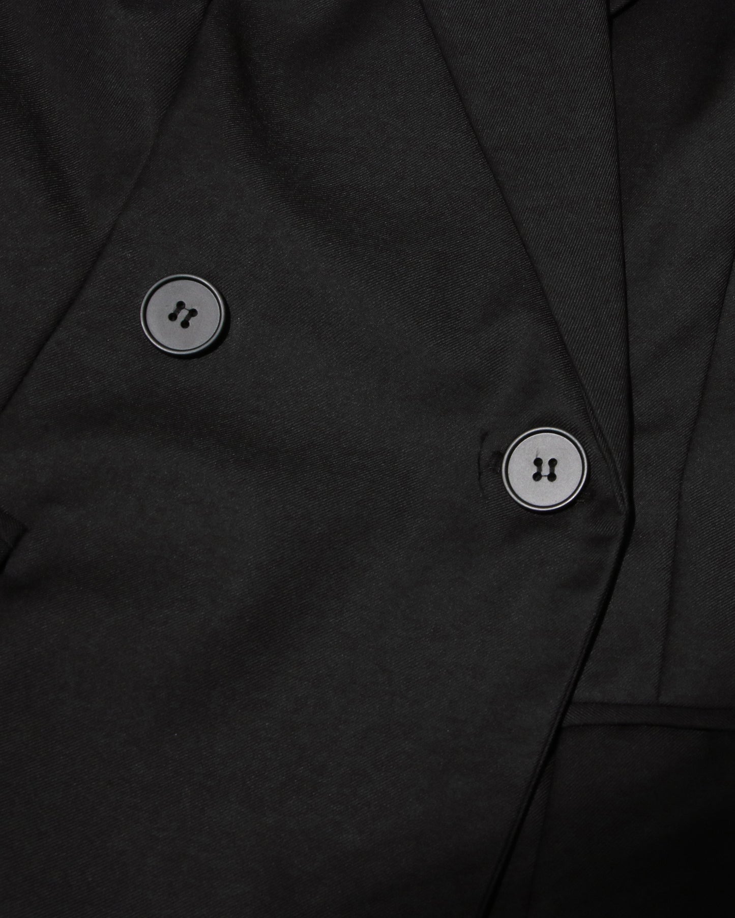 Black Double-Breasted Longline Blazer Coat