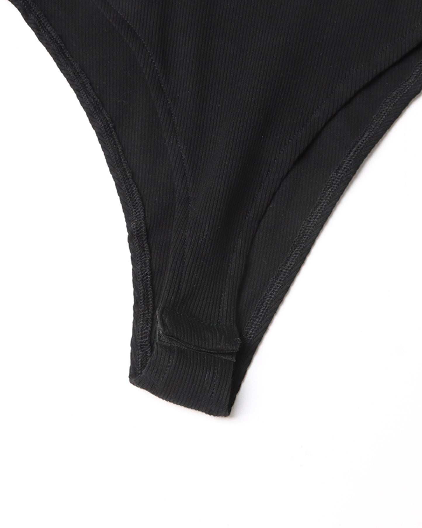 Black Hooded Bodysuit Sweatshirt