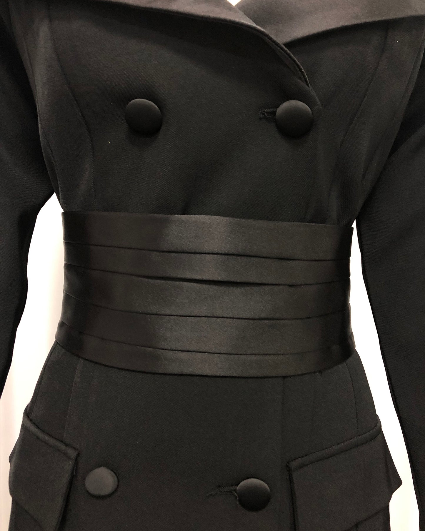 Black Off-Shoulder Blazer Mermaid Maxi Dress