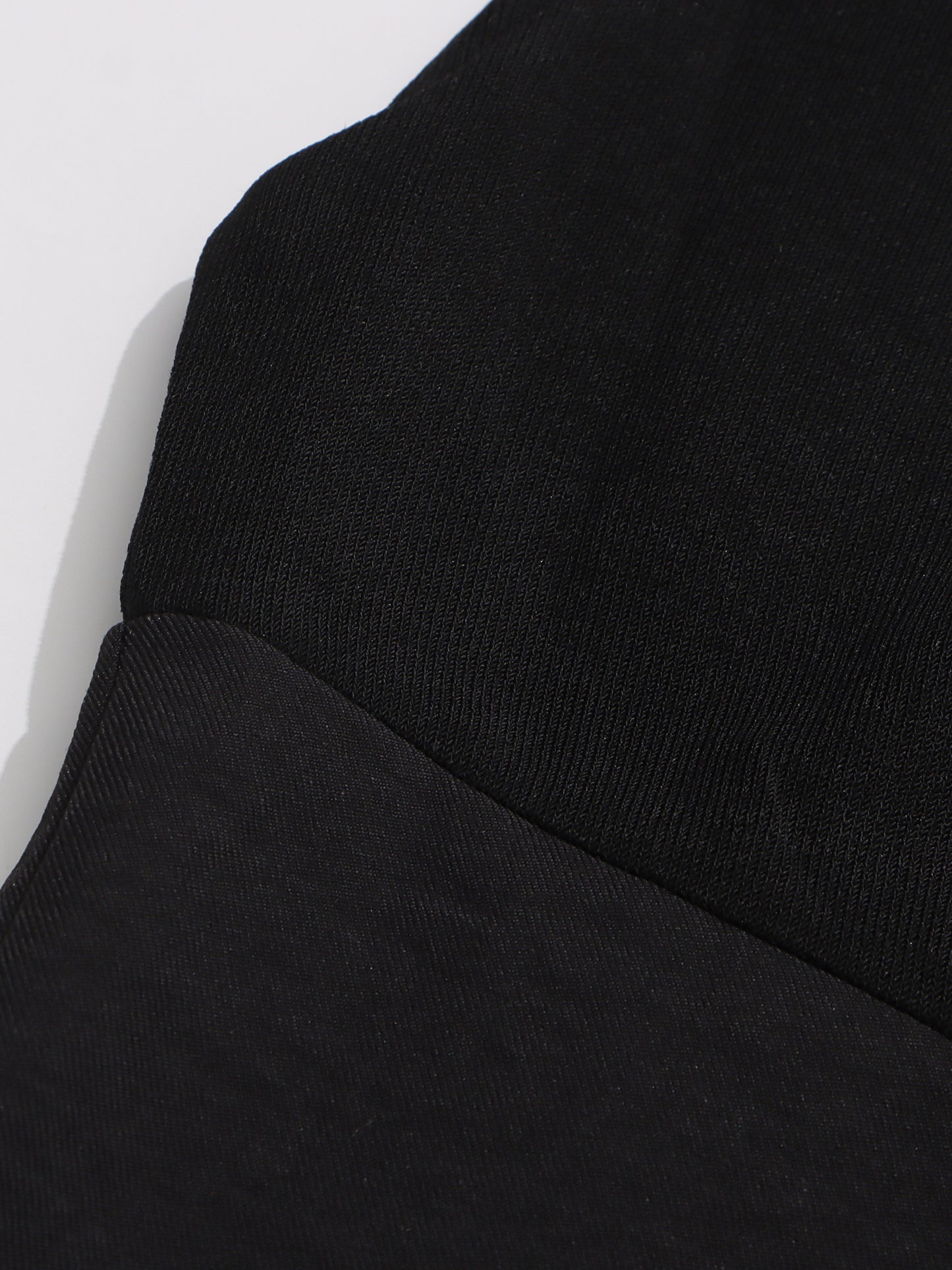 Black Sleeveless Midi Dress with Metal-Accent Drape