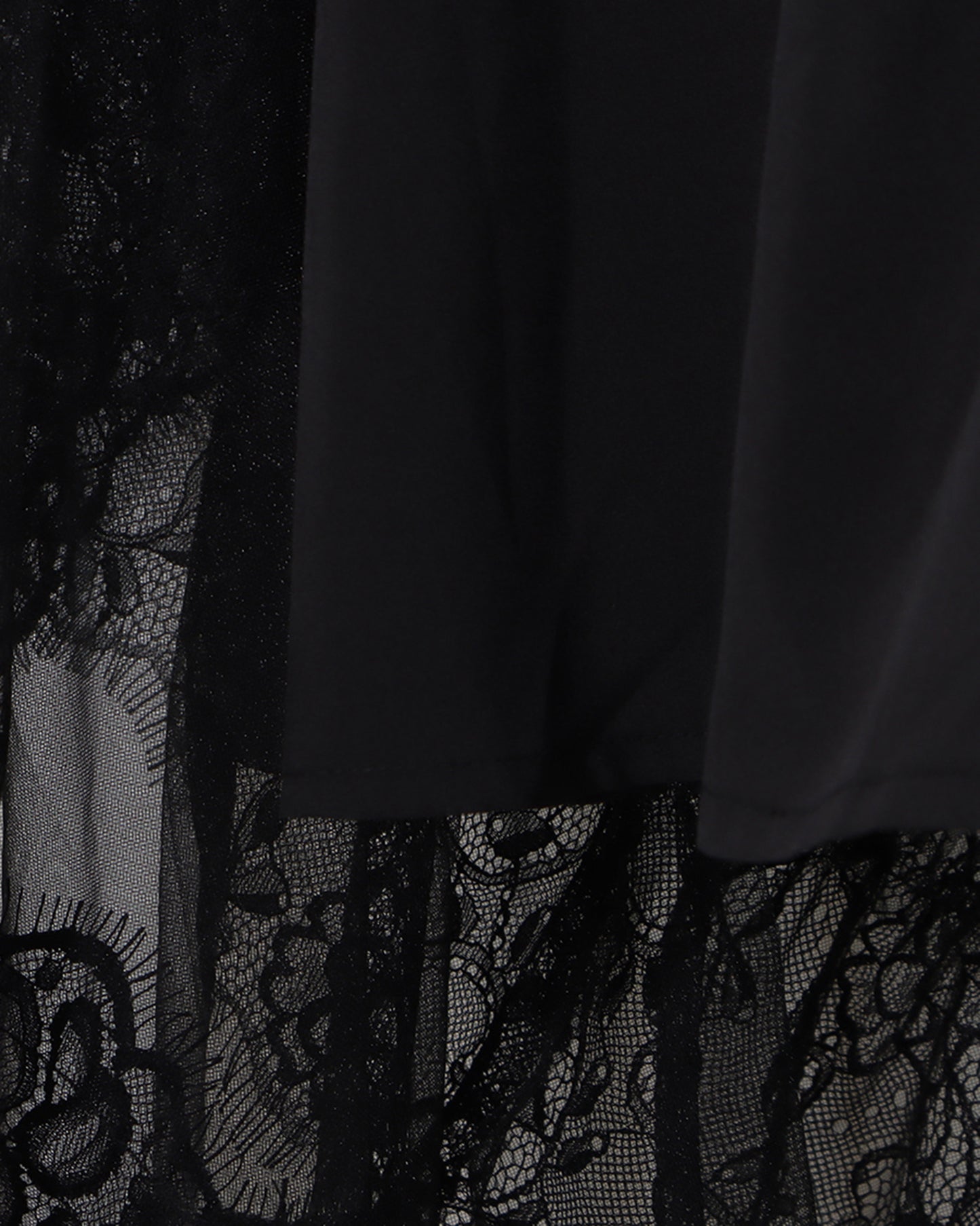 Black Strapless Lace Tiered Maxi Dress