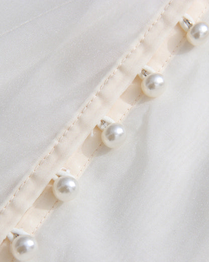 Blue Floral Blouse & Maxi Skirt Set