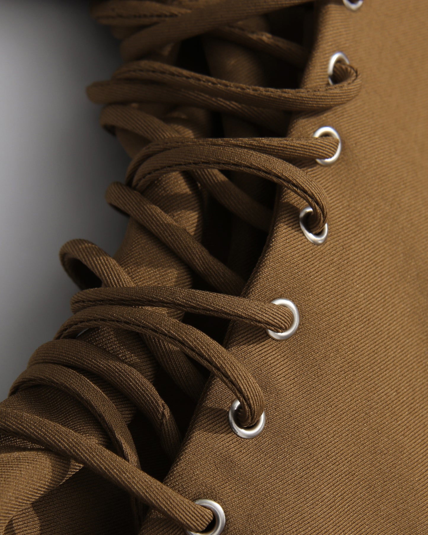 Brown Side Lace-Up Fitted Blazer