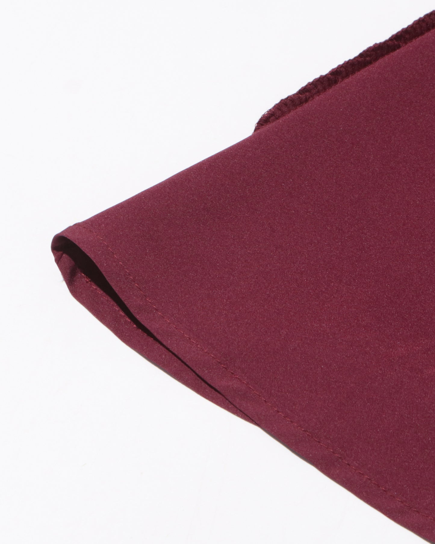 Burgundy Flared Midi Skirt