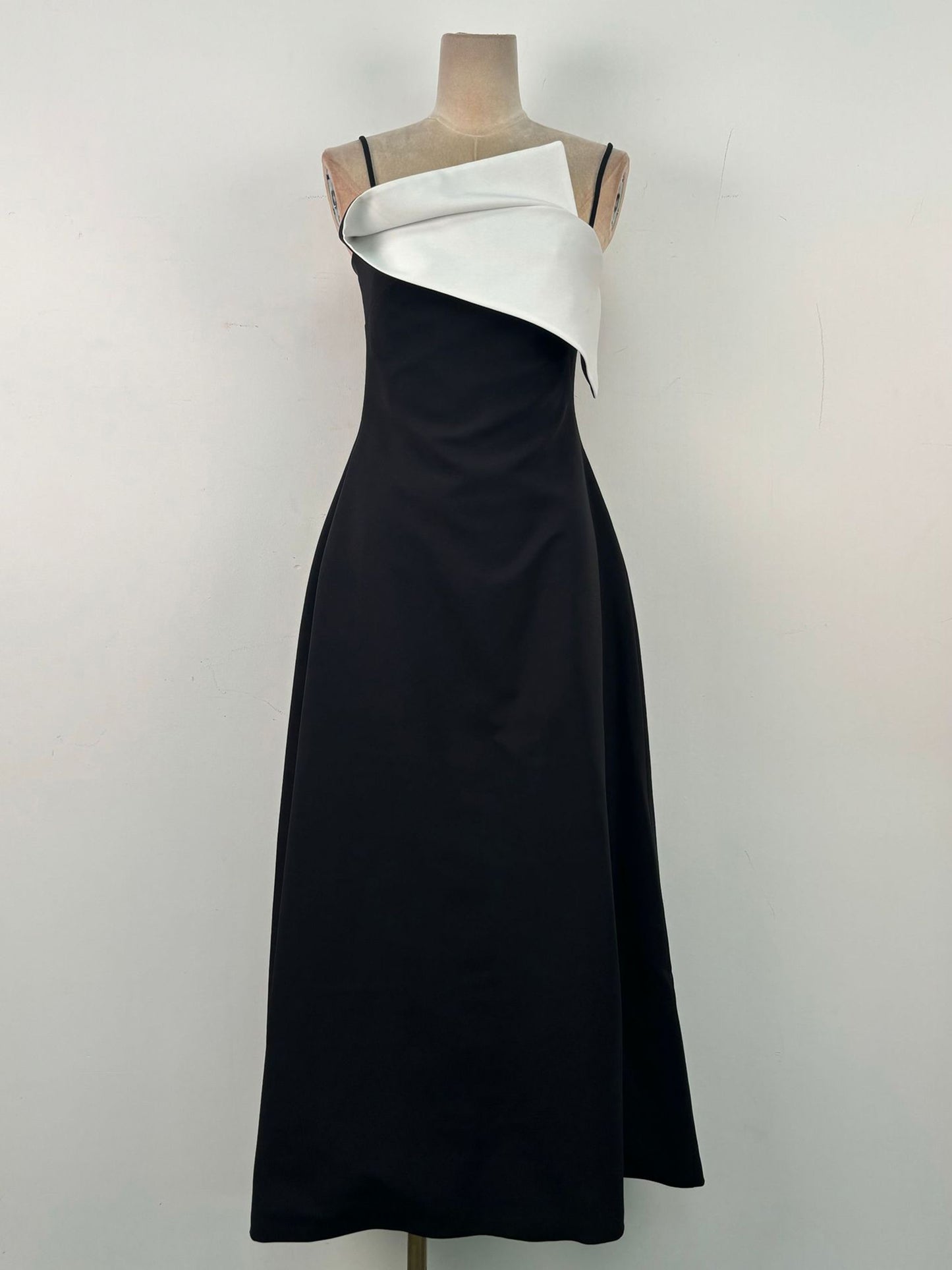 Hit Color Off Shoulder Long Dress