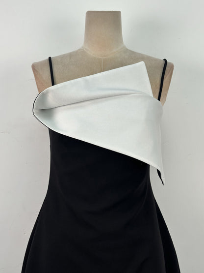 Hit Color Off Shoulder Long Dress