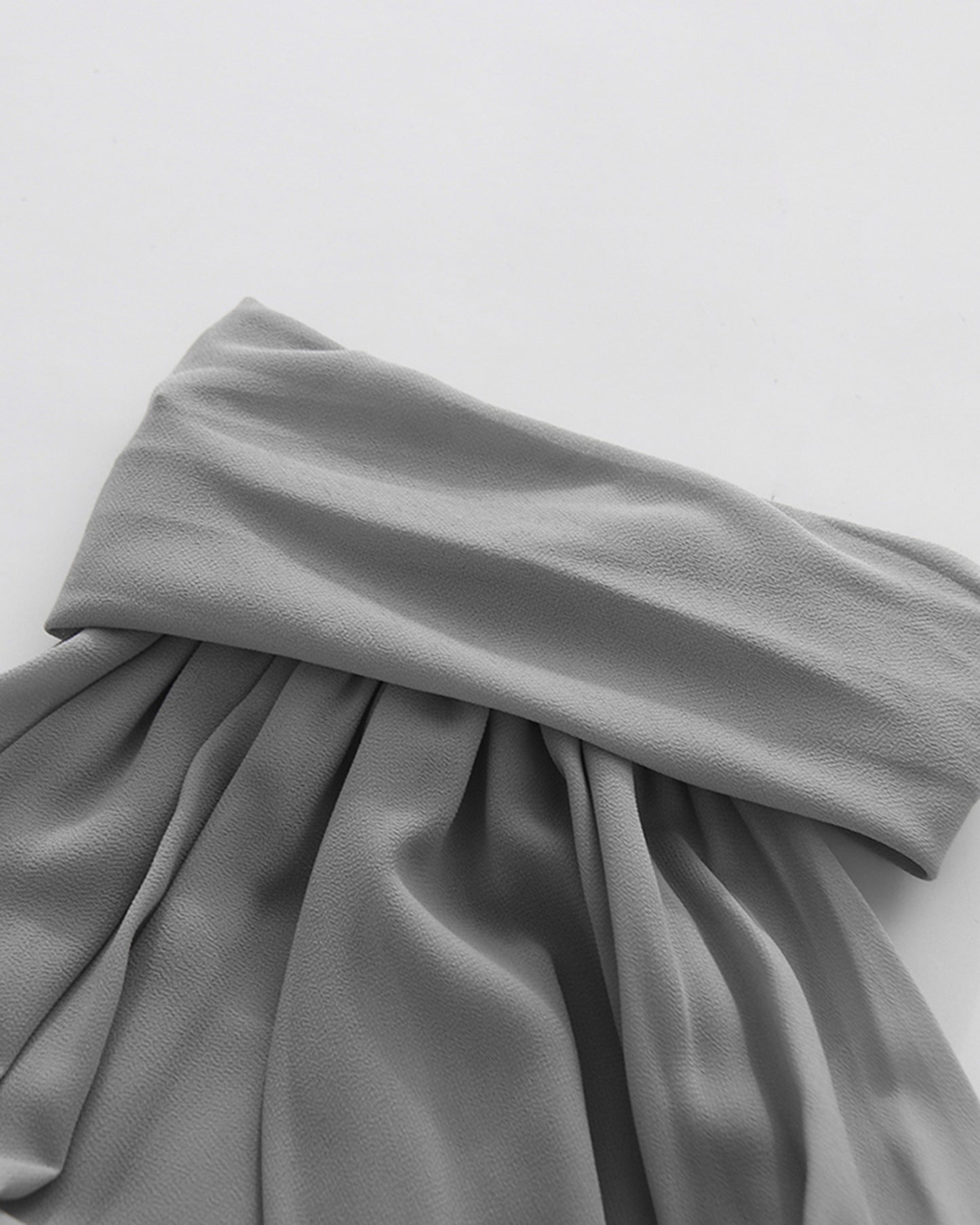 Grey Halter Neck Chiffon Waist Sash Maxi Dress