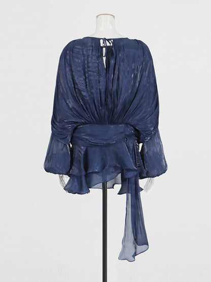 Elegant Tie - Neck Wrap Mini Dress Collection