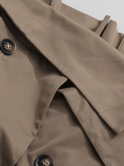 Khaki Off-Shoulder Jumpsuit with Belted Waist