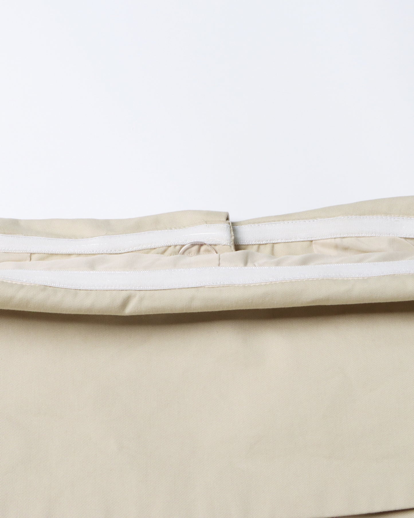 Khaki Off-Shoulder Tailored Crop Top