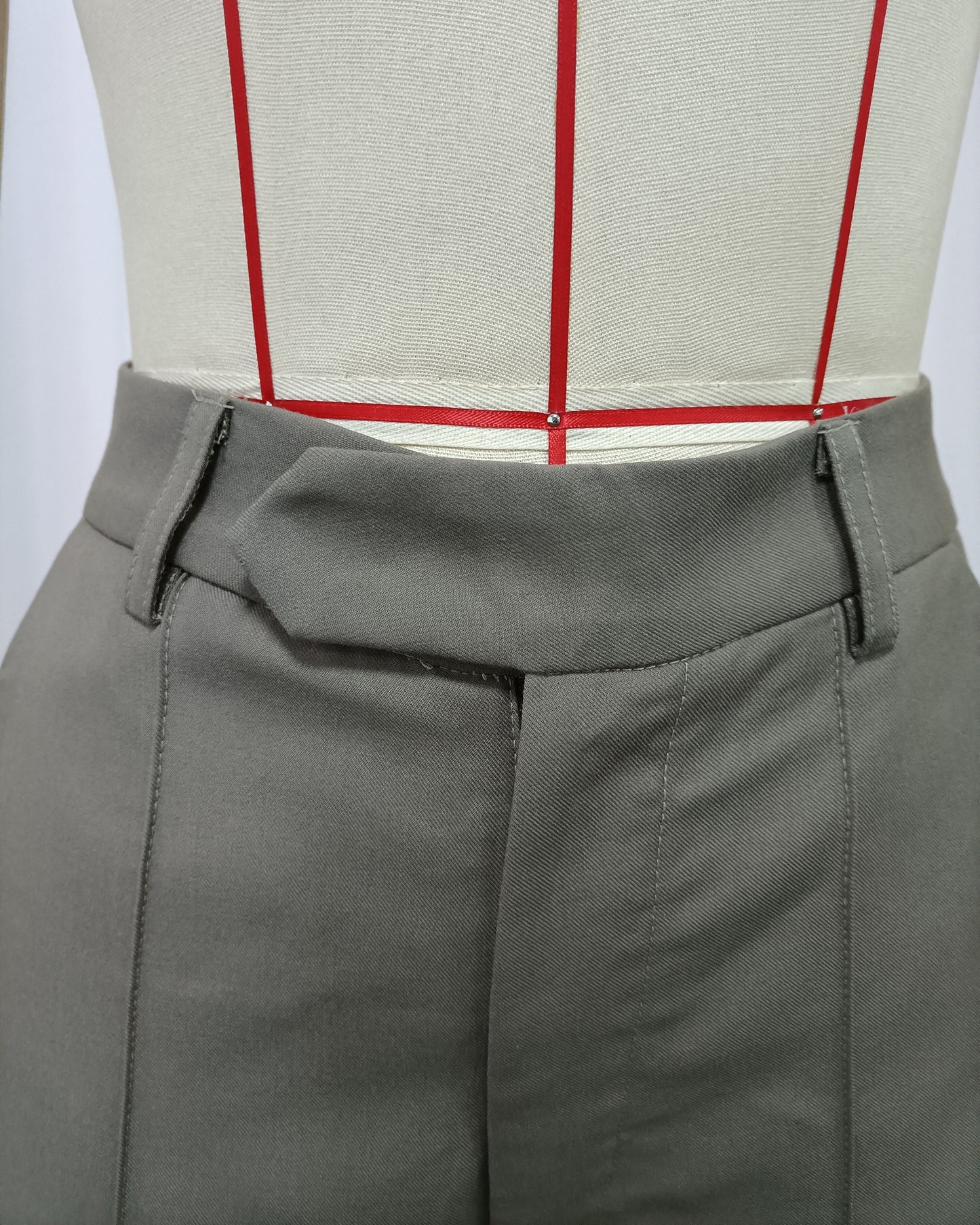 Neutral Grey Smart Casual Shorts