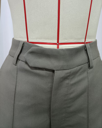 Neutral Grey Smart Casual Shorts