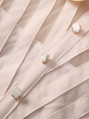 Elegant Sleeveless Pleated Long Dress