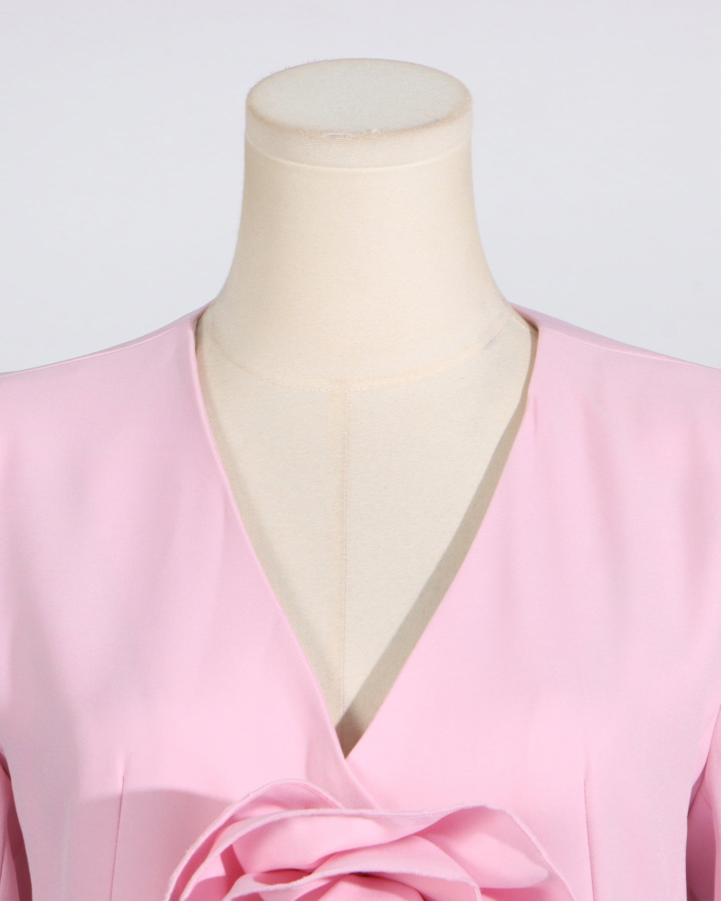 Pink Blazer with 3D Rose Accent