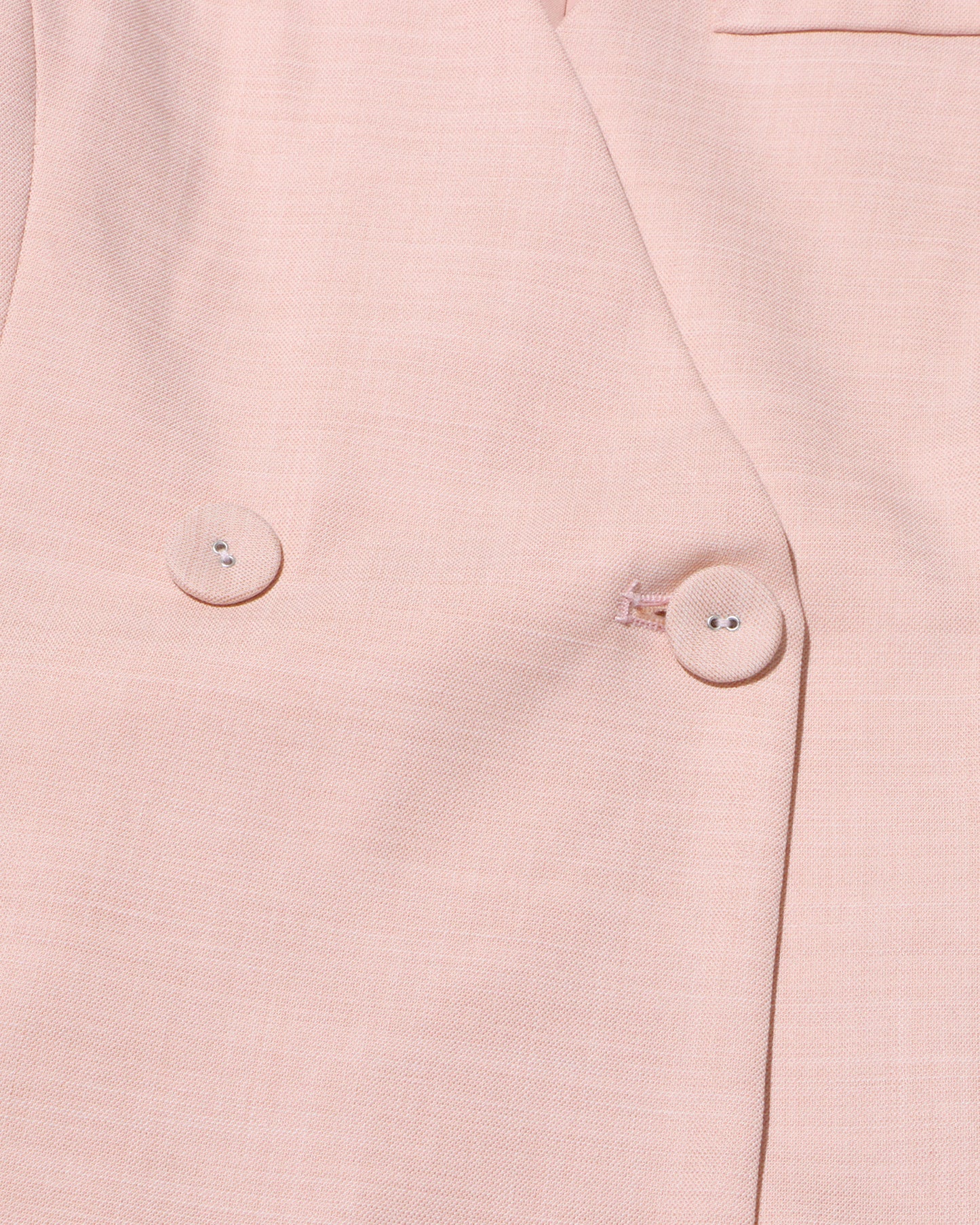 Pink Double-Breasted Blazer with Bow Belt