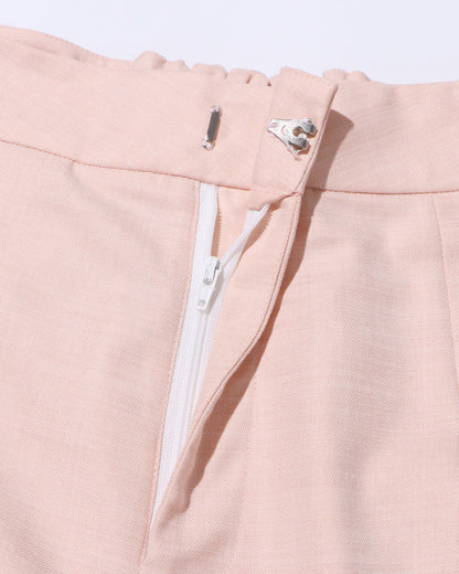 Pink High-Waist Wide-Leg Trousers